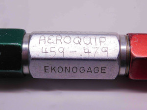 .4590 & .4790 PIN PLUG GAGE GO NO GO .4688 -.0098 15/32 12 mm .459 .479 CHECK - DM1008CT4