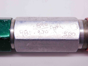 .4810 & .5000 PIN PLUG GAGE GO NO GO ONSIZE 1/2 12.217 mm .481 .500 INSPECTION - DM1029CT4