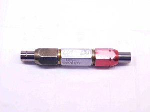 .6090 & .6210 PIN PLUG GAGE GO NO GO .6094 -.0004 39/64 15.773 mm .609 .621 - DM1047CT4