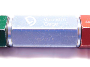 .8750 & .8850 CLASS X PIN PLUG GAGE GO NO GO ONSIZE 7/8 22.225 mm .875 .885 - DM1056CT4