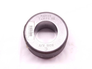 1.3125 CL XX MASTER PLAIN BORE RING GAGE ONSIZE 1 5/16 33.338 INSPECTION CHECK - DM1108BG5