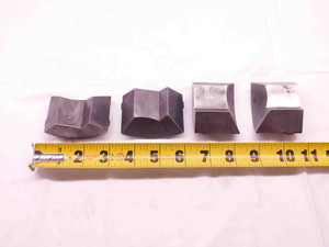 4pcs SET HARDINGE S35 SMOOTH HEXAGON COLLET PADS 2" MADE IN USA CNC MACHINIST - DM1111CT4