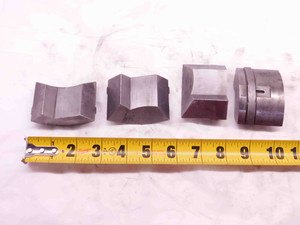 4pcs SET S-35 SMOOTH HEXAGON COLLET PADS 2-1/8" MADE IN USA CNC MACHINIST 2.125 - DM1116CT4