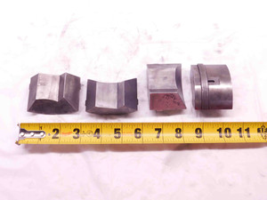 4pcs SET S35 SMOOTH HEXAGON COLLET PADS 2" CAPACITY CNC MACHINIST 2.0 - DM1117CT4