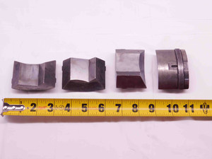 4pcs SET S-35 SMOOTH HEXAGON COLLET PADS 2-1/8" MADE IN USA CNC MACHINIST 2.125 - DM1121CT4