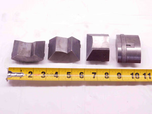 4pcs S-35 SMOOTH HEXAGON COLLET PADS 1-7/8" 1.875" MADE IN USA CNC MACHINIST - DM1122CT4
