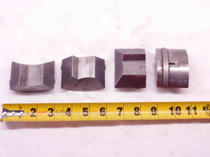4pcs S-35 SMOOTH HEXAGON COLLET PADS 1-7/8" 1.875" MADE IN USA CNC MACHINIST - DM1128CT4