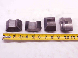 4pcs S-35 SMOOTH HEXAGON COLLET PADS 1-7/8" 1.875" MADE IN USA CNC MACHINIST - DM1129CT4