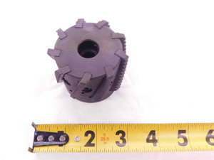 CARMEX 63mm O.D. COOLANT FACE MILL SRH63-9 3/4 PILOT 9 POCKETS H63 THREADING - EA0590BL5