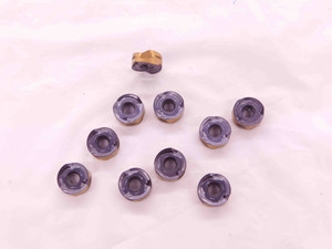 10pcs ISCAR H606 RXCU 43-AXT IC808 TiAlN, AlTiN & TiN CARBIDE MILLING INSERTS - EA0600BL5
