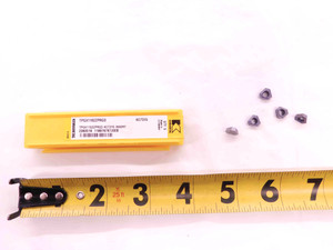 5pcs NEW KENNAMETAL TPGX1102ZPRGD KC7315 TiAlN CARBIDE DRILL CHAMFER INSERTS - EA0607BL5