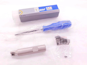 NEW ISCAR 1/2 DIA INDEXABLE END MILL HM90 E90A-D.50-1-W.62 5/8 SHANK AP.. 1003.. - EA0630BM5