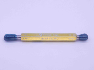M7 X 1 6H METRIC VERMONT THREAD PLUG GAGE 7 1.0 GO NO GO P.D.'S = 6.350 & 6.500 - DW35684BZ5