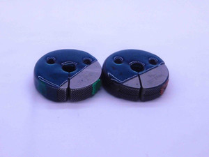 M8 X 1.25 6g METRIC THREAD RING GAGES 8 GO NO GO P.D.'S = 7.160 & 7.042 CHECK - DW35698BZ5
