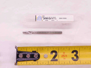 M.A. FORD 1/8 O.D. CARBIDE SCREW MACHINE TWIST DRILL BIT 20612500 3/4 LOC .125 - EA0658AU5