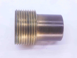 SHOP MADE 1 5/16 12 BRASS THREAD PLUG GAGE 1.3125 GO ONLY P.D. = 1.2584 CHECK - DW35757BX5