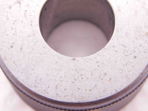 .7480 CLASS XX MASTER PLAIN BORE RING GAGE .7500 -.0020 UNDERSIZE 3/4 19 mm .748 - EA0712BR5