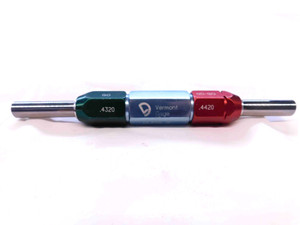 .4320 & .4420 CL X PIN PLUG GAGE GO NO GO .4375 +.0045 7/16 11 mm .432 .442 - NS0024CT4