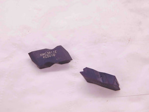 2pcs KENNAMETAL NWC3R11E KC5010 TiAlN COATED CARBIDE THREADING INSERTS 11 TPI - EA0770CU4