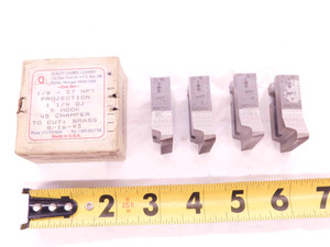 4pcs QUALITY CHASER 1/8 27 NPT GEOMETRIC DIE CHASER 5 HOOK 45 DEGREE CHAMFER  - EA0809CT4