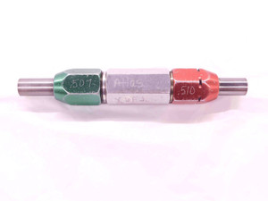 .5070 & .5100 PIN PLUG GAGE GO NO GO .5000 +.0070 OVERSIZE 1/2 13 mm .507 .510 - EA0827CT4