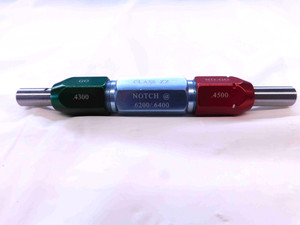 .4300 & .4500 CL ZZ PIN PLUG GAGE GO NO GO .4531 -.0031 29/64 11 mm .430 .450 - NS0045CT4
