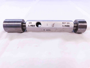 1.0625 & 1.0635 CLASS N PIN PLUG GAGE GO NO GO ONSIZE 1 1/16 27 mm Y ACC. C-I32 - NS0050CT4