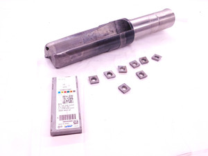 2" O.D. 12" OAL INDEXABLE INSERT DRILL 1 3/4 SHANK 2 FLUTE 2.0 W/ 8 INSERTS - EA0879CN4