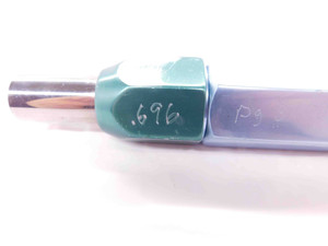 .6960 & .6990 PIN PLUG GAGE GO NO GO .6875 +.0085 11/16 17.755 mm .696 .699 - EA0892CT4