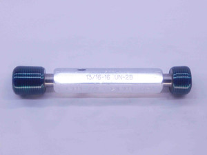 13/16 16 UN 2B THREAD PLUG GAGE .8125 GO NO GO P.D.'S = .7719 & .7782 CHECK - DW35770BX5 13/16 16 UN 2B THREAD PLUG GAGE .8125 GO NO GO P.D.'S = .7719 & .7782 CHECK - DW35770BX5