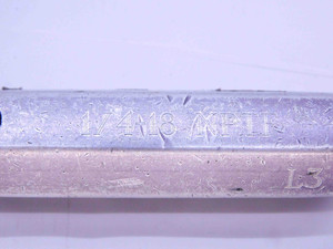 1/4 18 NPTF L1 & L3 PIPE THREAD PLUG GAGE .25 .250 .2500 N.P.T.F. 3 STEP (L1) - BL2561CC