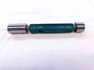 .7525 & .7560 CL Z PIN PLUG GAGE GO NO GO .7500 +.0025 OVERSIZE 3/4 19 mm .756 - NS0065CT4