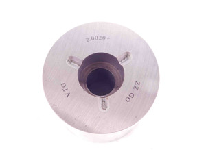 2.0020 CLASS ZZ PIN PLUG GAGE 2.0000 +.0020 OVERSIZE 2.0 51 mm 2.002 GO ONLY - EA0963CT4