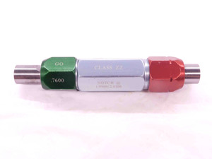 .7600 & .7800 CL ZZ PIN PLUG GAGE GO NO GO .7813 -.0013 25/32 20 mm .760 .780 - EA1025BL5