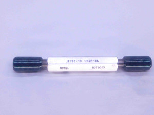 5/8 18 UNJF 3A SET THREAD PLUG GAGE .625 .6250 GO NO GO P.D.'S = .5889 & .5854 - DW35802AG5