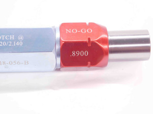 .8700 & .8900 CL Z PIN PLUG GAGE GO NO GO .8906 -.0006 57/64 22 mm .870 .890 - EA1037BL5