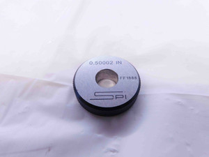 .50002 MASTER PLAIN BORE RING GAGE ONSIZE 1/2 12.701 mm INSPECTION CHECK - NS0083BX5