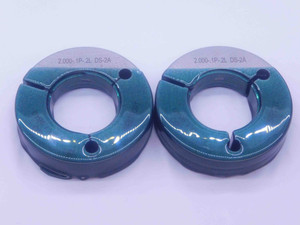 2" 10 DS 2A DOUBLE LEAD SPECIAL THREAD RING GAGES 2.0 GO NO GO = 1.9640 & 1.9540 - DW35834BX5