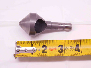 WELDON 1 1/2" DIAMETER HSS COUNTERSINK DEBURR TOOL 90 DEGREE DB-48 1/2 SHANK - DM1155CE4