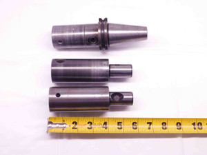 CAT 40 26mm ID SOLID END MILL TOOL HOLDER 26.0 4" PROJ. W/ 2 EXTENSIONS TO FIT - DM1196AZ4