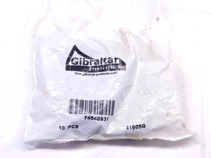 10pcs NEW GIBRALTAR 1/2-13 FLANGE NUT 3/16 HIGH 11/16 ACROSS FLATS 41605G - DM1203LVR