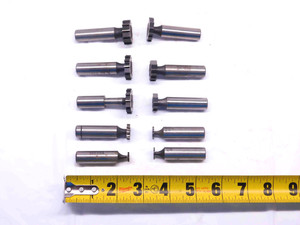 10pcs KEO 7/18 - 1" O.D. X 1/16 - 3/8 WIDTH SIDE MILLING CUTTERS 8 - 20 T HSS - DM1206AY4