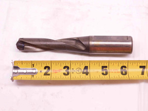 MITSUBISHI .729-.767 O.D. COOLANT INDEXABLE INSERT DRILL TAWSN0049 1" SHANK 2 FL - DM1241CT4