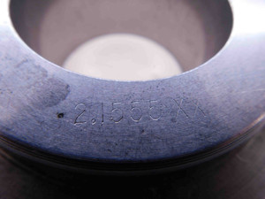 2.1555 CL XX MASTER PLAIN BORE RING GAGE 2.1563 -.0008 2 5/32 54.750 mm CHECK - NS0150BR5