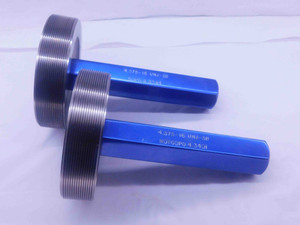 4 3/8 16 UNJ 3B THREAD PLUG GAGE 4.375 4.3750 GO NO GO P.D.'S = 4.3344 & 4.3401 - DW35868BG5