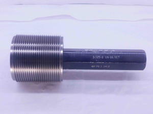 3 1/8 8 UN 2A SET THREAD PLUG GAGE 3.125 3.1250 GO ONLY P.D. = 3.0412 CHECK - DW35872BU5