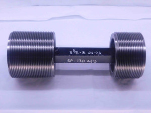 3 5/8 8 UN 2A SET THREAD PLUG GAGE 3.625 GO NO GO P.D.'S = 3.5411 & 3.5322 CHECK - DW35874BU5