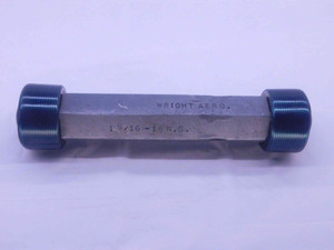 1 9/16 18 NS THREAD PLUG GAGE 1.5625 GO NO GO P.D.'S = 1.5264 & 1.5284 CHECK - DW35892AJ5
