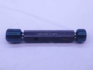 13/16 16 UN 2B MODIFIED THREAD PLUG GAGE .8125 GO NO GO P.D.'S = .7733 & .7788 - DW35912BY5