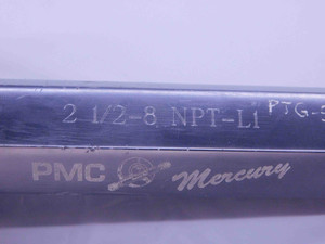 2 1/2 8 NPT L1 PIPE THREAD PLUG GAGE 2.5 2.50 2.500 2.5000 N.P.T. NATIONAL TAPER - DW35914BU5